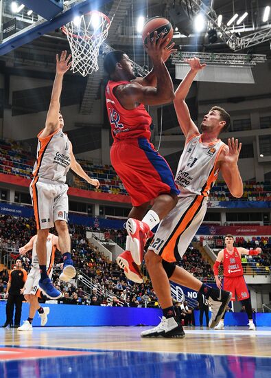 Basketball. Euroleague. CSKA vs. Valencia
