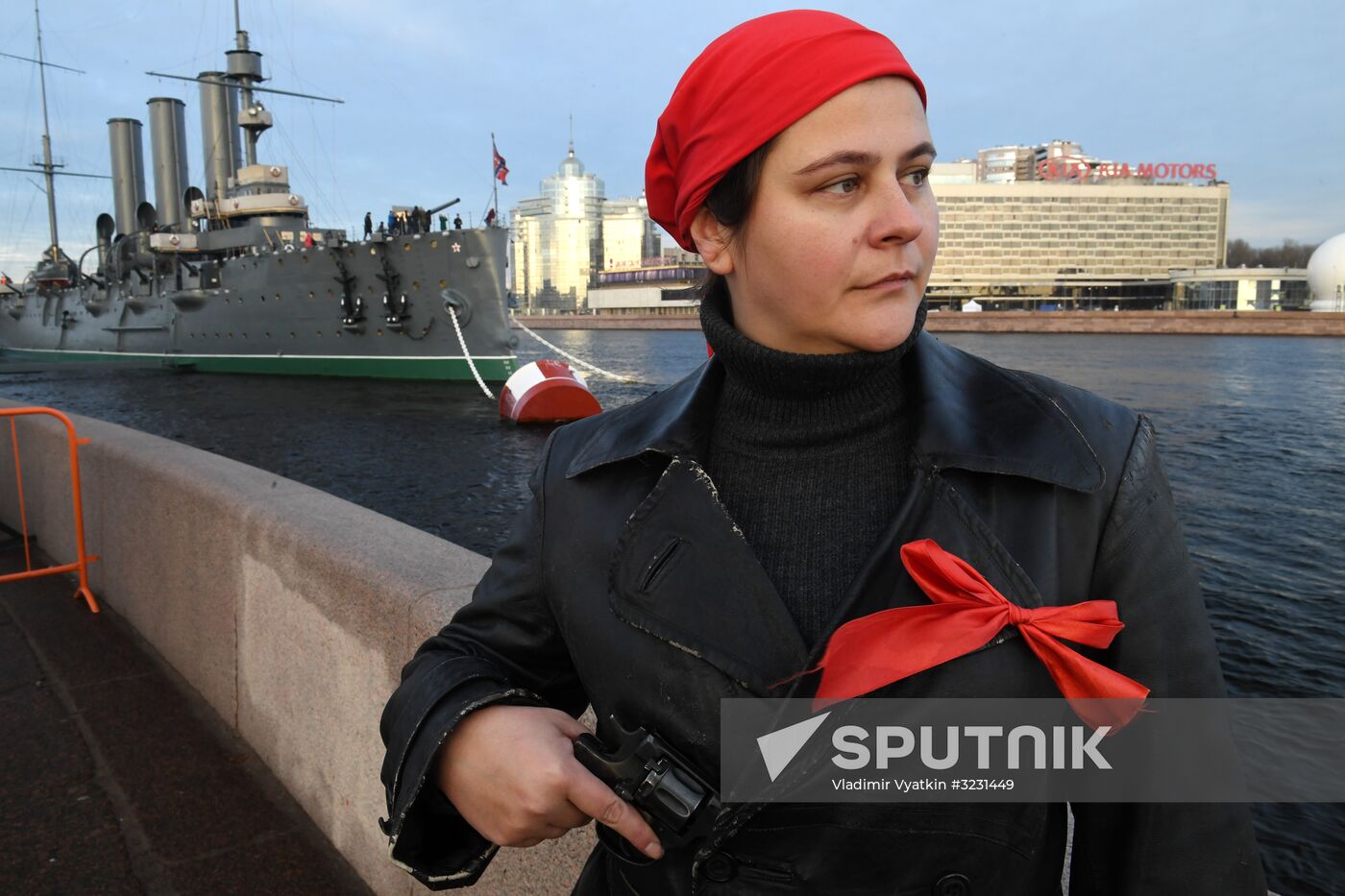 Historical reenactment Petrograd 1917