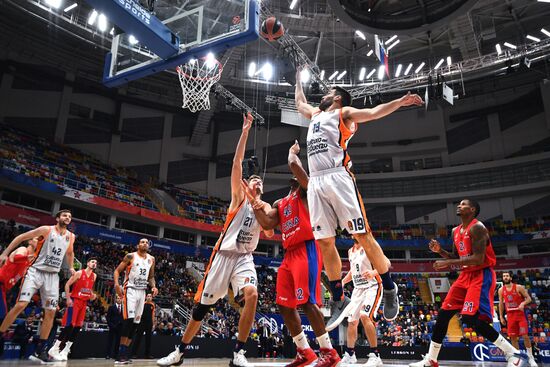 Basketball. Euroleague. CSKA vs. Valencia