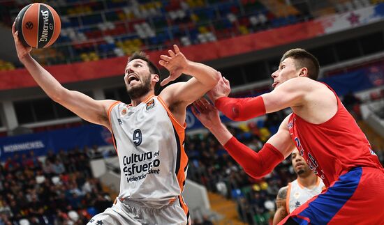 Basketball. Euroleague. CSKA vs. Valencia