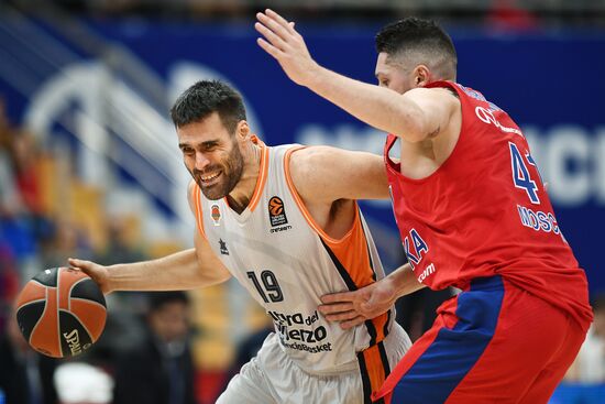 Basketball. Euroleague. CSKA vs. Valencia