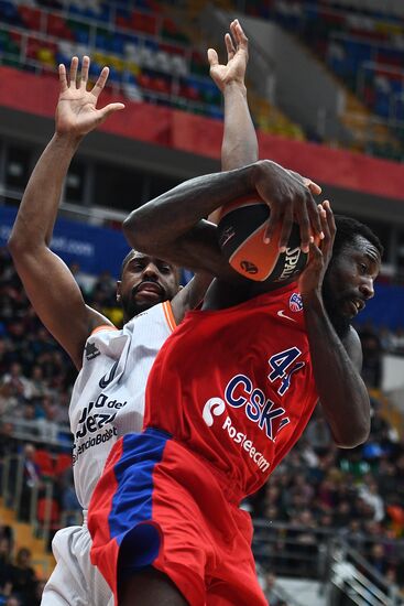 Basketball. Euroleague. CSKA vs. Valencia