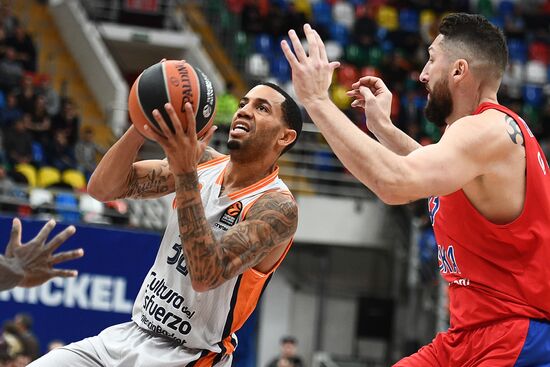 Basketball. Euroleague. CSKA vs. Valencia