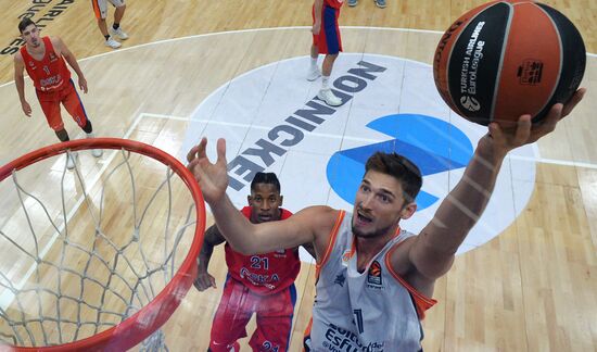 Basketball. Euroleague. CSKA vs. Valencia