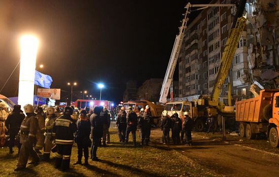 Apartment house collapses in Izhevsk