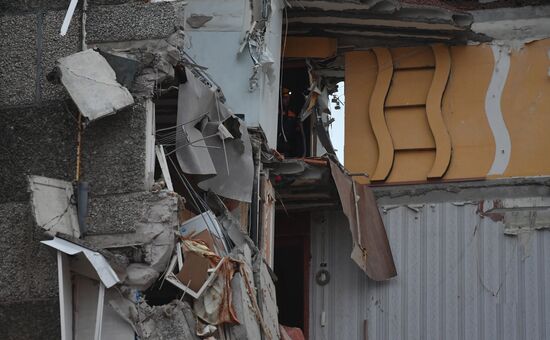 Apartment house collapses in Izhevsk