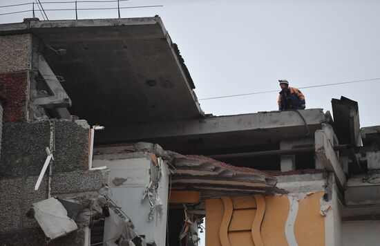 Apartment house collapses in Izhevsk