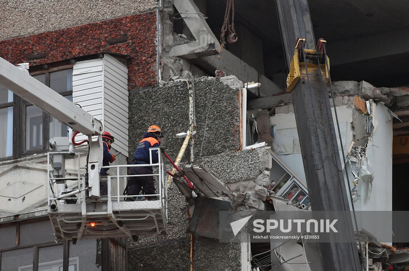 Apartment house collapses in Izhevsk