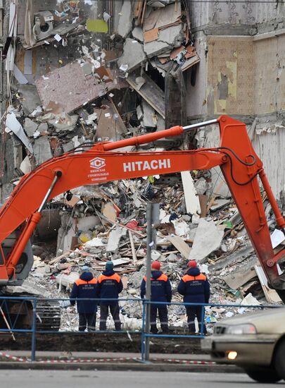 Apartment house collapses in Izhevsk