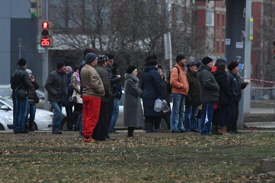 Apartment house collapses in Izhevsk