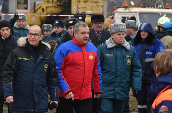 Apartment house collapses in Izhevsk