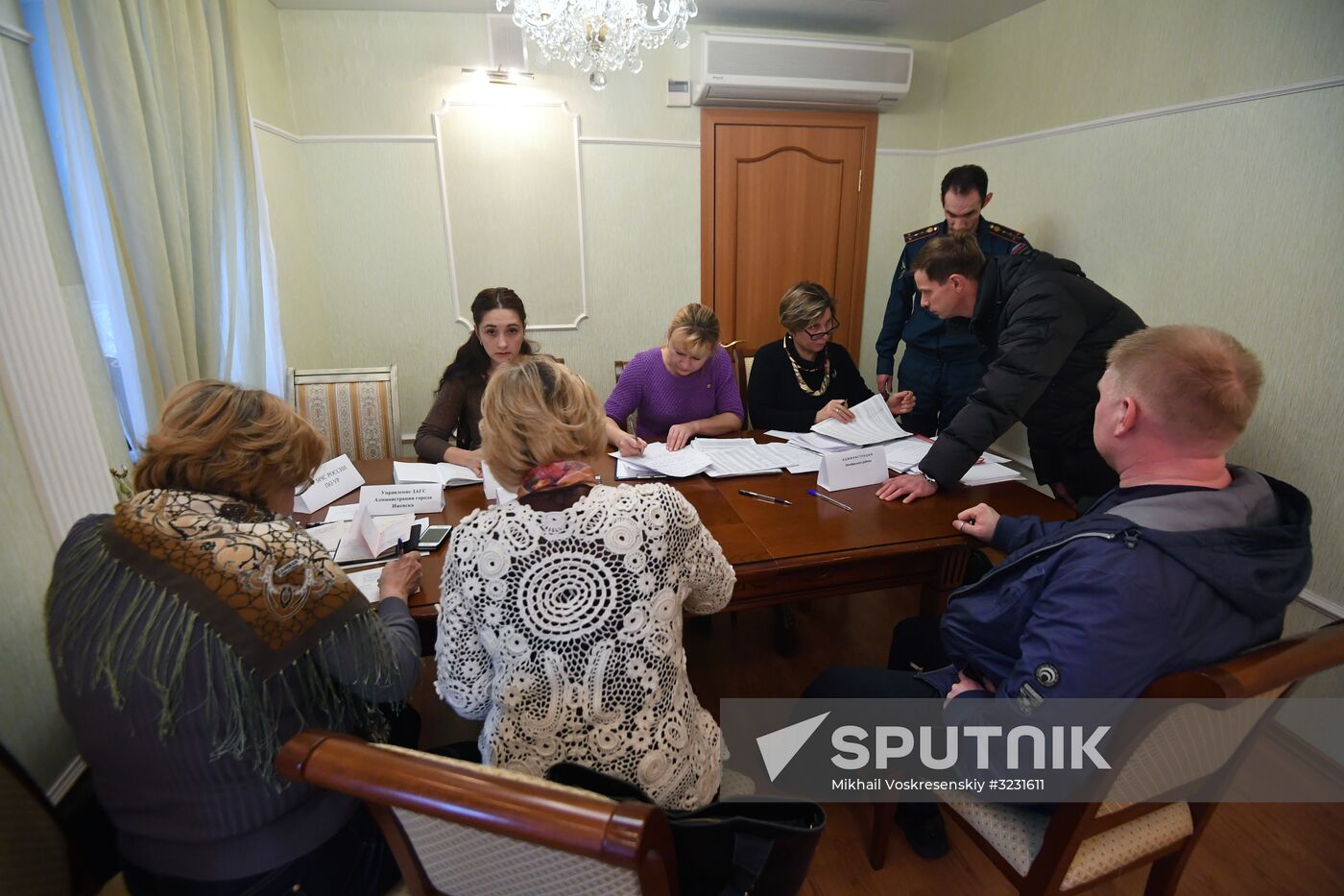 Aftermath of apartment house collapse in Izhevsk