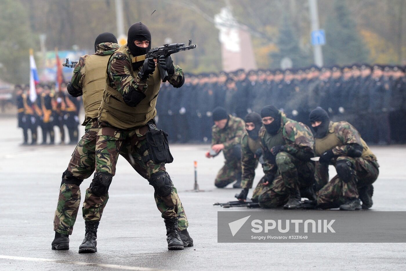 Interior Ministry Personnel Day parade in Rostov-on-Don