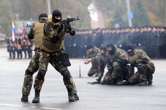 Interior Ministry Personnel Day parade in Rostov-on-Don