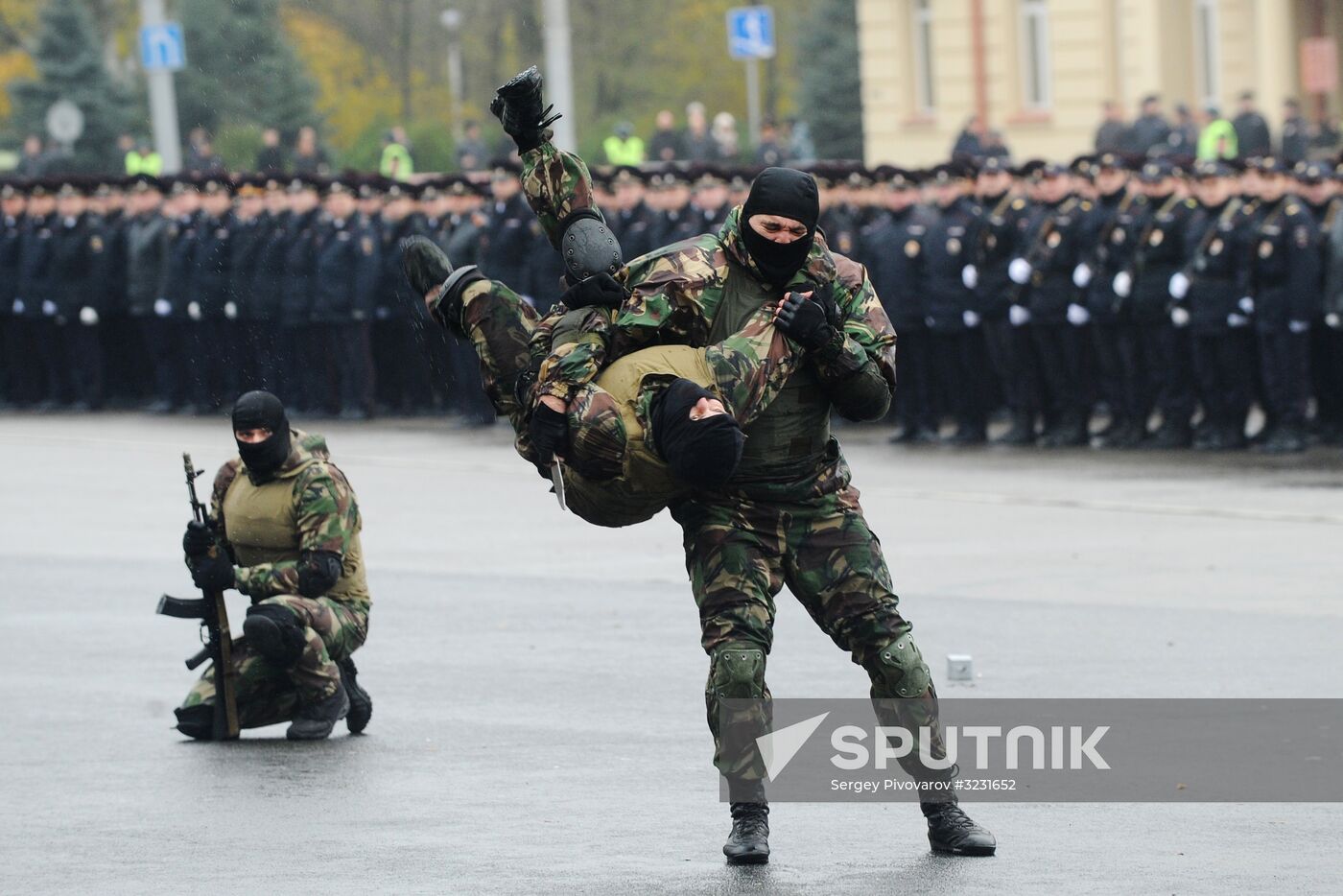 Interior Ministry Personnel Day parade in Rostov-on-Don