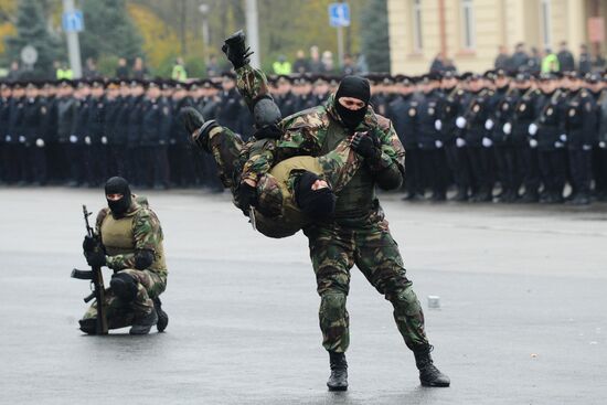 Interior Ministry Personnel Day parade in Rostov-on-Don