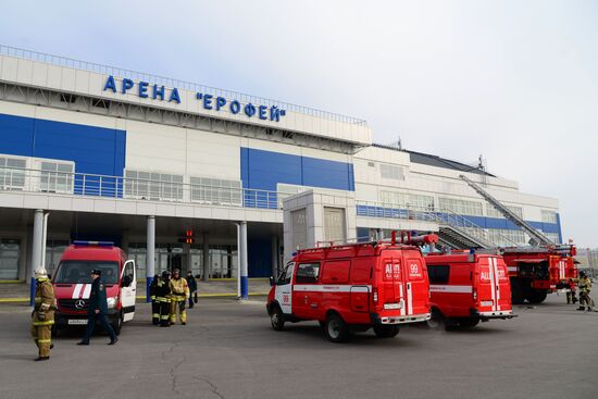 EMERCOM exercise in Khabarovsk