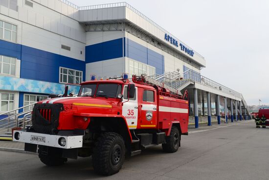 EMERCOM exercise in Khabarovsk