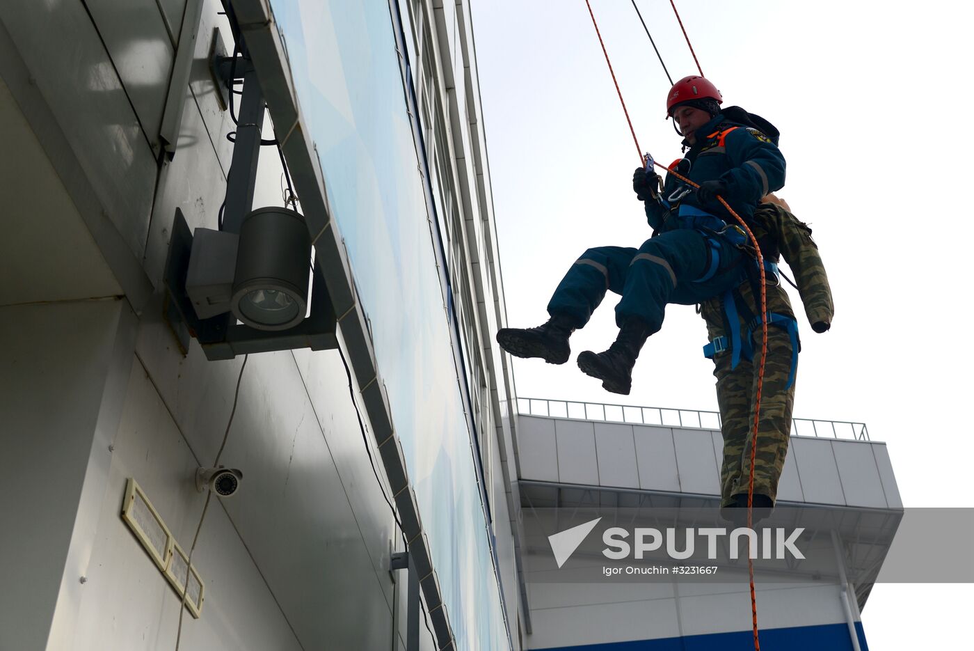 EMERCOM exercise in Khabarovsk