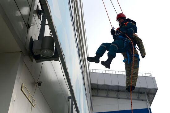 EMERCOM exercise in Khabarovsk