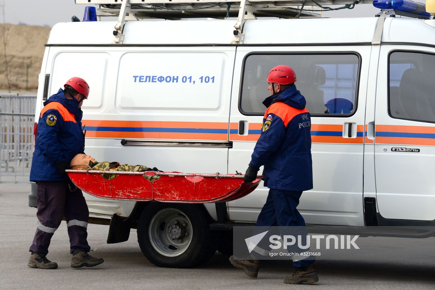 EMERCOM exercise in Khabarovsk