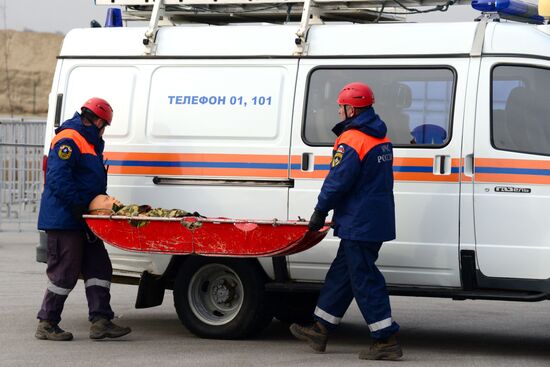EMERCOM exercise in Khabarovsk
