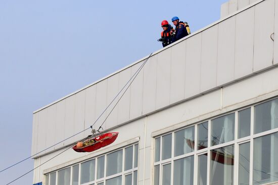 EMERCOM exercise in Khabarovsk