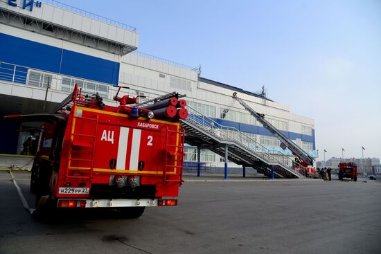 EMERCOM exercise in Khabarovsk