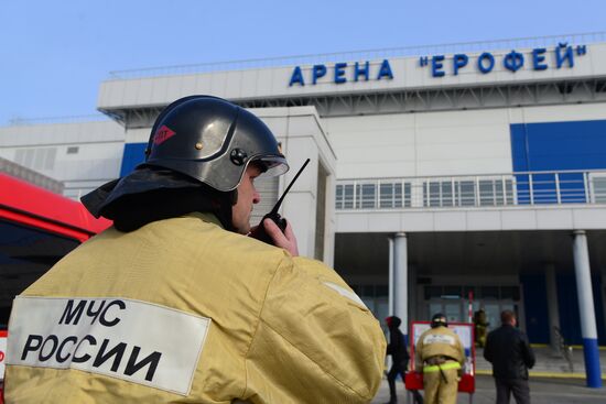 EMERCOM exercise in Khabarovsk