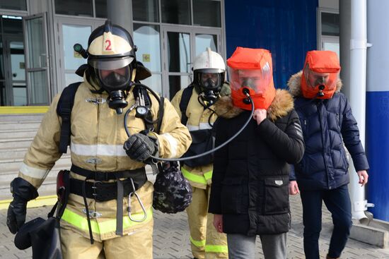 EMERCOM exercise in Khabarovsk
