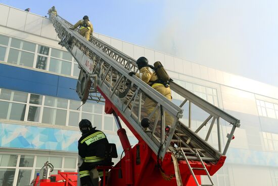 EMERCOM exercise in Khabarovsk