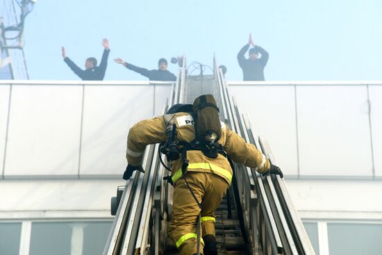 EMERCOM exercise in Khabarovsk