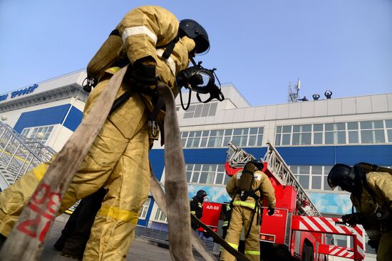 EMERCOM exercise in Khabarovsk