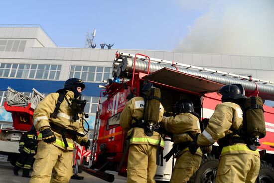 EMERCOM exercise in Khabarovsk