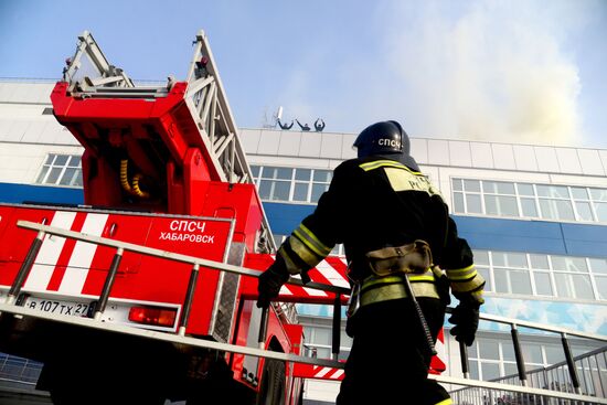 EMERCOM exercise in Khabarovsk