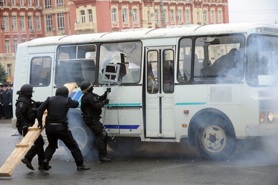Interior Ministry Personnel Day parade in Rostov-on-Don