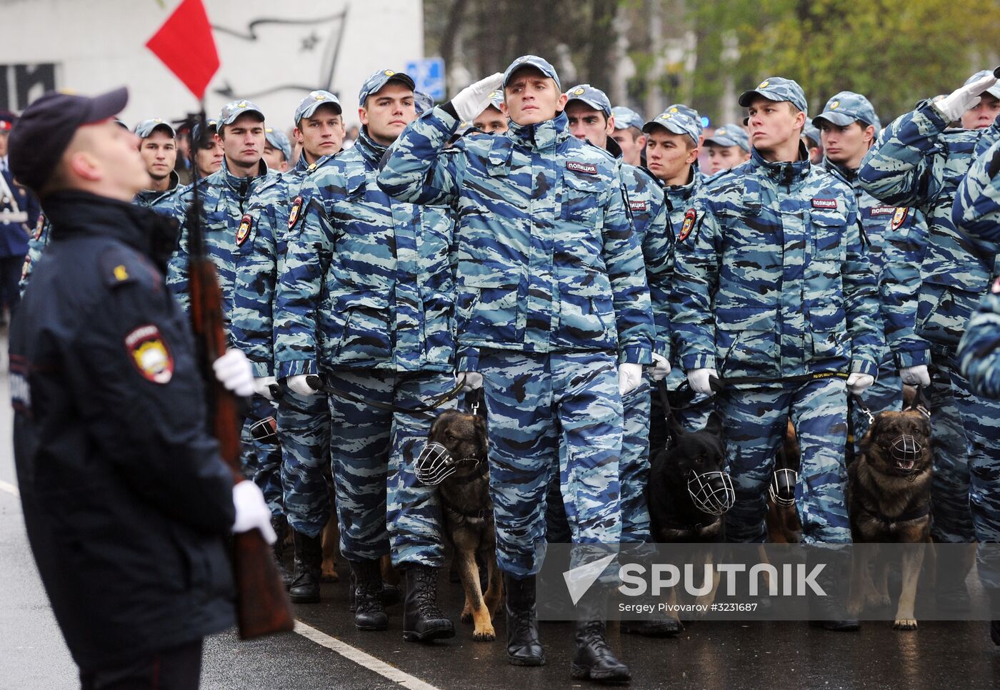 Interior Ministry Personnel Day parade in Rostov-on-Don