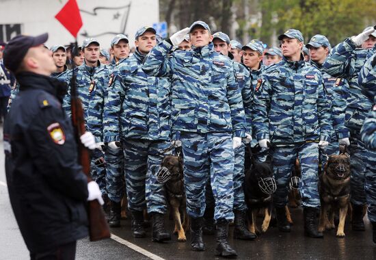 Interior Ministry Personnel Day parade in Rostov-on-Don