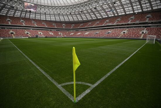 Football. Russian national team training session