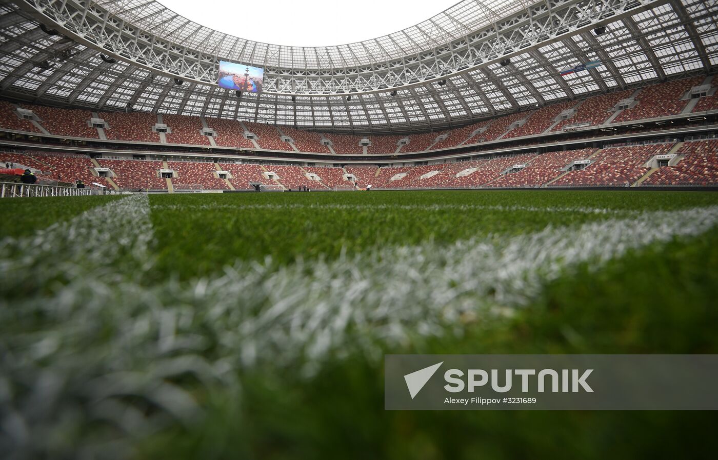 Football. Russian national team's training session