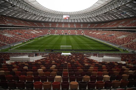 Football. Russian national team's training session