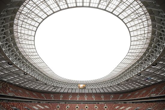 Football. Russian national team training session