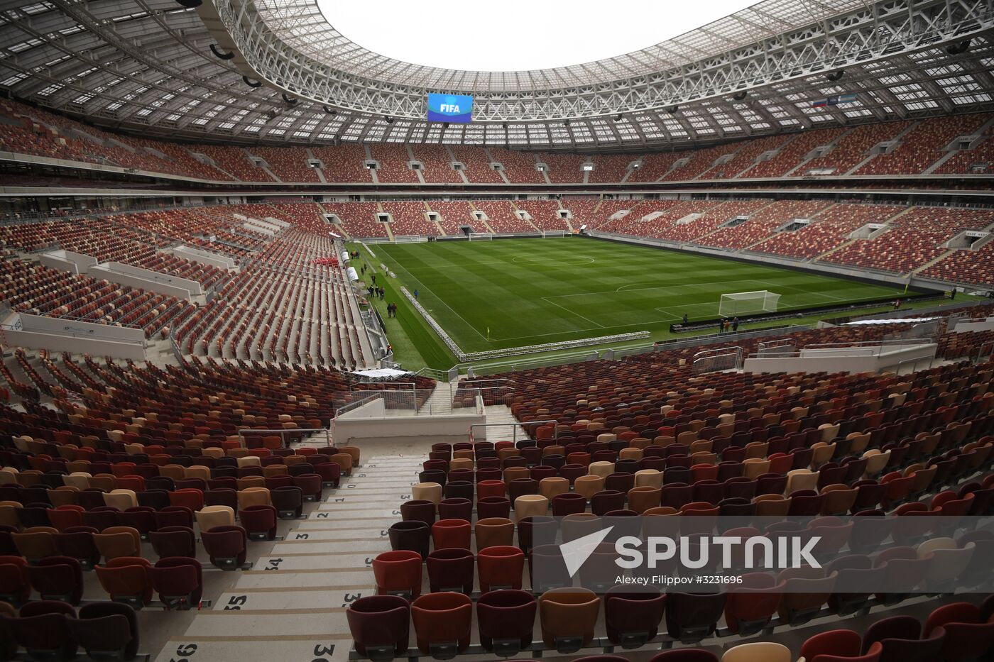 Football. Russian national team training session