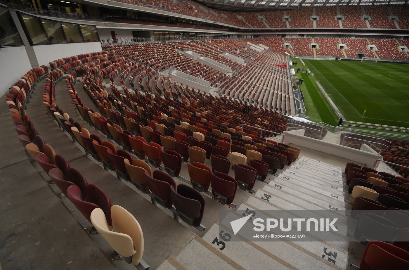 Football. Russian national team training session