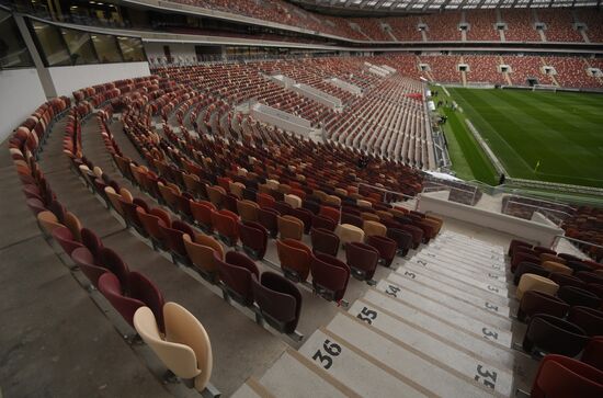 Football. Russian national team training session