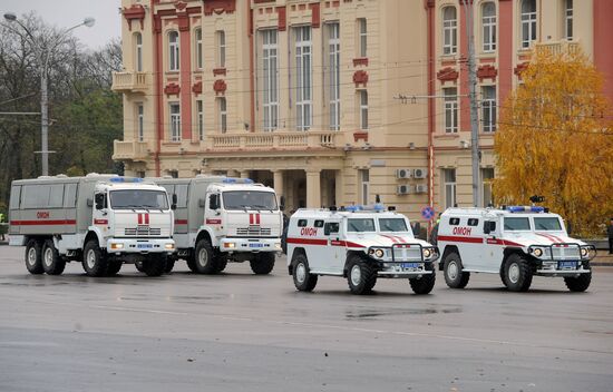 Interior Ministry Personnel Day parade in Rostov-on-Don