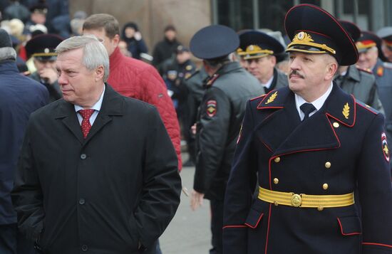Interior Ministry Personnel Day parade in Rostov-on-Don
