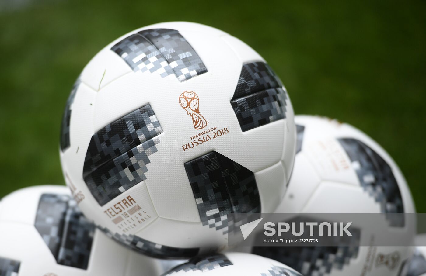 Football. Russian national team training session