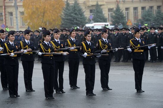 Interior Ministry Personnel Day parade in Rostov-on-Don