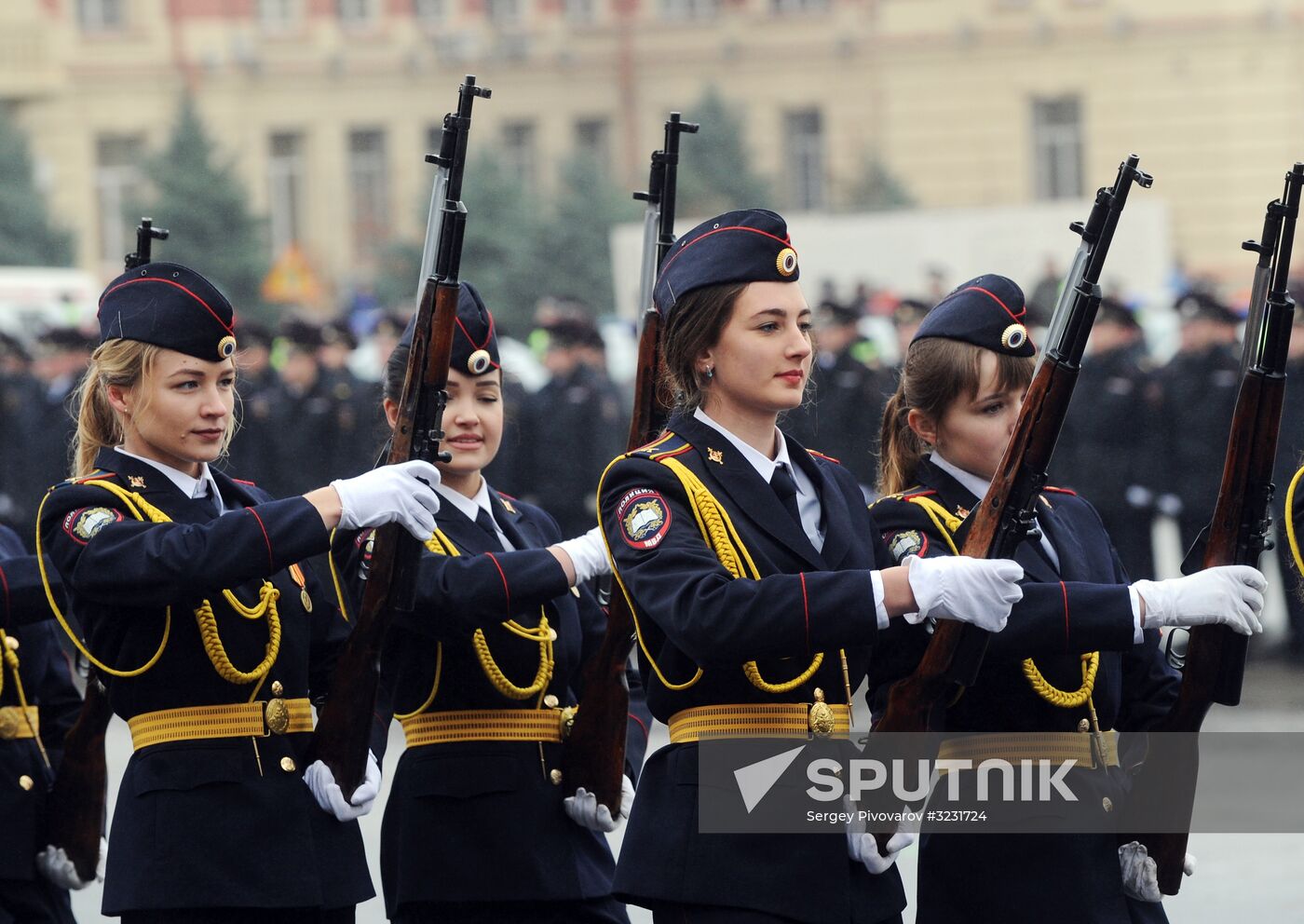 Interior Ministry Personnel Day parade in Rostov-on-Don